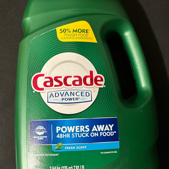 New CASCADE ADVANCED POWER Fresh Scent D/W Detergent 125oz - Picture 2 of 5
